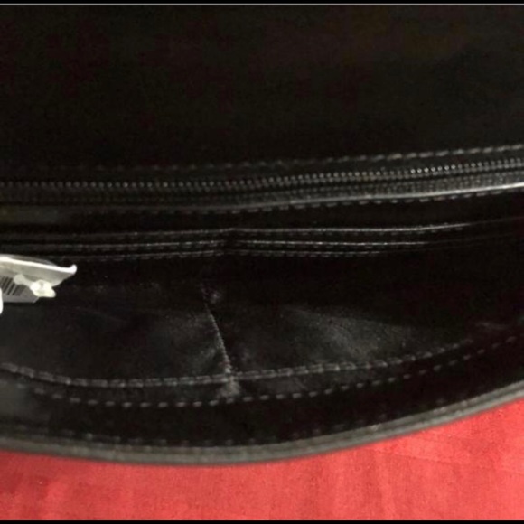 MICHAELS KORS NATALIA TILE GENUINE LEATHER CLUTCH - Picture 7 of 12